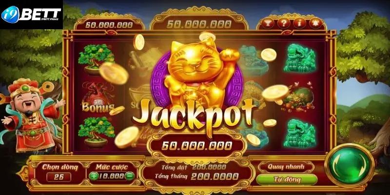 Giao diện quay hũ đổi thưởng I9BET sắc nét